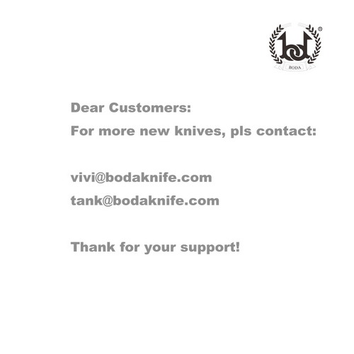 Pls contact: vivi@bodaknife.com